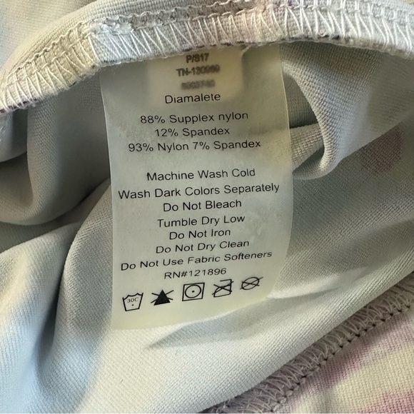 Title Nine Floral Diamalete Colorful Activewear Athletic Dress Size Medium - Picture 14 of 16